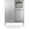 Ⓜ️🔵🔵🔵 Alpes 128/168 FFL/1 - LIBERI IN CUCINA, Elemento Colonne, colonna cucina, acciaio inox, larg. 128cm, prof. 64cm, alt. 168cm, anta acciaio inox, forno elettrico incasso 60cm, lavastoviglie/frigorifero NON INCLUSI NEL PREZZO