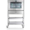Alpes 98/165 FORNO/1- LIBERI IN CUCINA, Elemento Colonne, colonna cucina, acciaio inox, larg. 98cm, prof. 64cm, alt. 165cm, forno elettrico incasso 90cm, cassetto 90cm con portaposate, 2 ripiani estr. 90cm Alpes 98/165 FORNO/1- LIBERI IN CUCINA, …