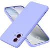 DESSEN Silicone Liquido Cover per Motorola Moto G84 5G, Custodia in TPU Morbido, Ultra Sottile Guscio, Anti-fingerprint, Antiurto Bumper Case. Lavanda