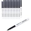 Amazon Basics Ultra Fine Point Permanent Markers, Black, 24-Pack