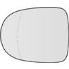 SENZEAL Vetro dello Specchietto Lato Guida Sinistro Riscaldato con Piastra Portante per Renault Clio III 2009-2012 Modus 2007-2012 Twingo 2010-2014 7701069522 6064542M 7701069553 (Sinistro)