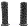 SFONIA 2pz Manopole Manubrio Moto Impugnatura 22MM 7/8 Gomma Antiscivolo Universale per Moto Scooter Quad Cruiser Off Road (Nero)