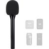 SUNMON Supporto per microfono portatile per DJI Mic, supporto per Rode Wireless GO 2, microfono intervista portatile per DJI Mic 2, Rode Wireless Pro, Synco G1/A2, Movo e altri