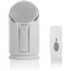 Byron Sentry BY301 - Kit campanello wireless portatile extra forte, 100 m, con allerta stroboscopica opzionale e 8 suoni