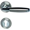 Alpertec Porta in acciaio inox Alpertec Durben - R appartamento banda porte PZ pulsante set maniglia porta guarnizioni, 88022110