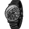 SAPPHERO Orologio da uomo 50M impermeabile acciaio inossidabile | quarzo per uomo, Movimento analogico con data Regalo maschile elegante