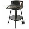 Galileo Casa 2137071 Barbecue Grill, Tondo con Ruote, 50 x 85 cm, Verde, Ferro, 50 cm