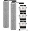 Jegehoyo Ricambi per Tineco FLOOR ONE S7 PRO / FLOOR ONE S6 Aspirapolvere Senza Fili Intelligente, 2 spazzole a rulli, 3 filtri HEPA, 1 spazzola per la pulizia