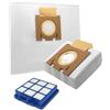 MisterVac 10 sacchetti per aspirapolvere + filtro compatibili con Hoover Telios Extra TX50PET