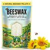 UNOTENA Cera d'api bianca 908G/2.2KG/4.5KG/9KG - Pastiglie di cera d'api naturale per candele cera d'api e progetti fai-da-te. Perfetta per creare candele artigianali.