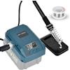 Bilivry Saldatore a Batteria: Saldatore a Stagno Digitale per Makita 18V Batteria, Temperatura Regolabile 180℃-480℃, per Riparazione di Elettrodomestici, Saldatura a Filo(Batterie non Incluse)