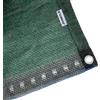 VVFLED Telo ombreggiante 70% verde, 3 x 3 m, tessuto a rete parasole da giardino, copertura durevole e resistente ai raggi UV, rete verde con occhielli e occhielli, per serra, patio, pergola