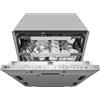 LG QuadWash DB597TXS LAVASTOVIGLIE INCASSO, 59,8 cm, Classe A