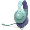 JBL QUANTUM 100M2 CUFFIE PC, Ciano