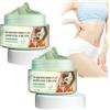 JASUBAI Biancat Crema rassodante per bruciare grassi, assenzio alle erbe, crema per drenaggio linfatico per la perdita di peso, crema dimagrante anticellulite a caldo (2 pezzi)