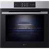 Lg WSED7664S Forno a vapore InstaView 76L Display 4,3, Air Fry, Air Sous Vide, Pizza, Easy Clean, Pulizia Facile e Veloce con Pirolisi, Wi-Fi Nero Classe A++