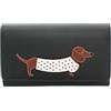 Mala Leather Borsa in Pelle Collezione BEST FRIENDS con Bassotto 3304_65 Nero