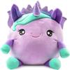 SQUISHPETS Big Galupy Rainbow Unicorn Sally - Unicorno di peluche di 30 cm per le coccole e il gioco
