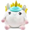 SQUISHPETS Big Galupy Rainbow Unicorn Lily - Unicorno di peluche di 30 cm per coccole e giochi