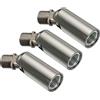 PATIKIL 180 Gradi Inclinato Soffitto Luce Adattatore, 3pz M10 Filetto Lampadari Soffitto Pendente Illuminazione Adattatore per Angolo o Irregolare Soffitto, Polacco Nero