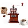 Ruiqas - Macinacaffè Manuale in Stile retrò, in Legno, Stile Vintage Antico, macinino da caffè