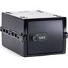 Lockabox Mini™ | Piccola scatola portaoggetti con serratura| Scatola con combinazione da 3 litri per alimenti, medicine e sicurezza domestica | Sicuro BPA (Nero)