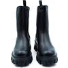 Bonateks Derbboot100006, Stivali alla Moda Donna, Nero, 36 EU