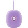 Whychstore Sveglia Vibrante Digitale Cartoon Viola, 11 x 9 x 3 cm, 3 Batterie AA, 2 Allarmi, Display LED, Regolazione Intensità Vibrazione