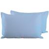 Tata Home Coppia Federe con 3 Bottoni 100% Cotone Misura cm 50x80 Colore Azzurro