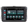 Jf Sound car audio system Autoradio Custom Fit per Volkswagen Android GPS Bluetooth WiFi Dab USB Full HD Touchscreen Display 9 processore 8core e comandi vocali