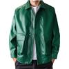 Kobilee giacca pelle nera uomo, Giacca Pelle Uomo Invernale Giacca Uomo Casual a Maniche Lunghe Fodera in Pile Giacca Antipioggia Taglie Forti Giubbino Inverno Caldo Moto rosso XXL
