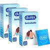Durex Settebello Classico, 30 Profilattici, Preservativi forma classica (52 mm), 3 confezioni da 10 pezzi