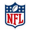 Herding Cuscino Decorativo Sagomato Logo NFL, 36 x 26 cm, 100% Poliestere, Blu/Bianco