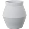 DRW Vaso in ceramica bianco opaco 30 x 30 x 32 cm