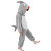 LOLANTA Costume da Squalo Costume per Bambini,Costume in Flanella con Cappuccio,Costumi da Carnevale
