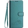 XIYonh Cover Compatibile con Samsung Galaxy Note 9 Cover, Flip Custodia Caso Libro Pelle PU con Slot per Schede Chiusura Magnetica Portafoglio Custodia per Samsung Galaxy Note 9, Verde Malachite