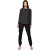 Bellivalini Pigiama Manica Corta Donna BLV50-166 (Oceano Navy, XXL)