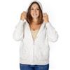 MAGIC SELECT Cardigan da Donna Con Chiusura a Zip e Collo Rotondo. Maniche Lunghe per l'Inverno e l'Autunno. Taglia L