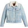 Levi's Original Sherpa Trucker, Donna, Mole, XL