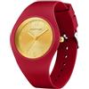 findtime Orologio da polso da donna, Jelly, colore colorato, da donna, analogico, al quarzo, con cinturino in silicone, impermeabile, per ragazze, per bambini, per bambini, Z-rosso