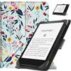 HGWALP Custodia universale per 6.8-7 pollici eReaders, sottile PU Custodia Cover con supporto compatibile con 6.8 pollici 7 pollici Kindle Paperwhite/Kobo/Voyaga/Lenovo/Sony eReaders-Blooming Spring