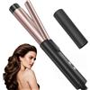 Layhou Ferro Arricciacapelli Elettrico 25mm Bigodino Capelli Portatile Strumento per Lo Styling dei Capelli a Temperatura Regolabile con Manicotto Resistente al Calore Cavo Girevole a 360°