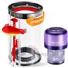 WYWY.Wide Migliorato Vassoio antipolvere compatibile con Dyson aspirapolvere V11 V15 SV14 SV15 SV22, Serbatoio antipolvere Ricambio per Dyson parte n. 970050-01 e Pezzo n. 965443-01 con filtro HEPA