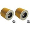KENSHIRE Confezione da 2 filtri a cartuccia compatibili con Karcher serie A WD serie WD2 WD3P filtro a cartuccia A2004 WD2200 SE4001 per aspirapolvere Wet & Dry Hoover 64145520
