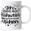 CALLUNA PRODUKTE MIT HERZ CALLUNA® - Tazza per vin brulé con scritta - con ricette per vin brulé in piccolo libretto - tazza di alta qualità come regalo & per belle serate in autunno e inverno, capacità 300 ml