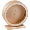 Ferplast Ruota Criceto Accessorio Gabbia per Criceti Ruota Silenziosa con Antiscivolo Accessori Criceto, Topolino, 11,2 x h 23,6 cm, ARCADE WHEEL diametro 21 cm, Ruota Gioco Legno per Criceti Topolini