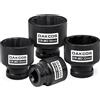 DAKCOS 4 Pezzi Set di Bussola Poligonali a 12 Punte da 1/2, 24 mm, 30 mm, 32 mm, 36 mm, CR-MO