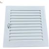 BricoLoco.com Griglia di ventilazione con chiusura regolabile. 20 cm. Parete o soffitto da incasso. Bagno, cucina, ambienti umidi. Mini tapparella mobile per aprire o chiudere il passaggio dell'aria