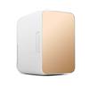 ZXCVB Mini Frigorifero 8L,12V/220V Portatile Frigo Piccolo per Ufficio, Mini Frigo Auto con Funzione Caldo E Freddo,Frigo Piccolo per La Cura della Pelle E Cosmetici,Golden