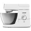 Kenwood Chef - Miscelatore per cucina elegante, colore: bianco con K-beater, impastatrice, frusta e ciotola da 4,6 l, 1000 W, KVC3100, bianco